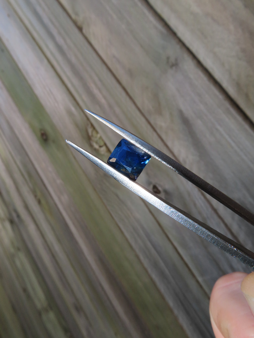Australian Blue Sapphire Rectangle for custom jewellery
