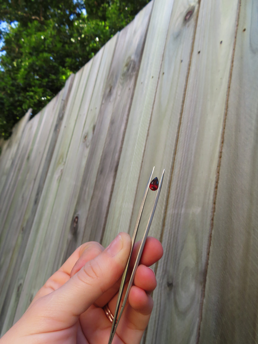 Pear Almandine Garnet