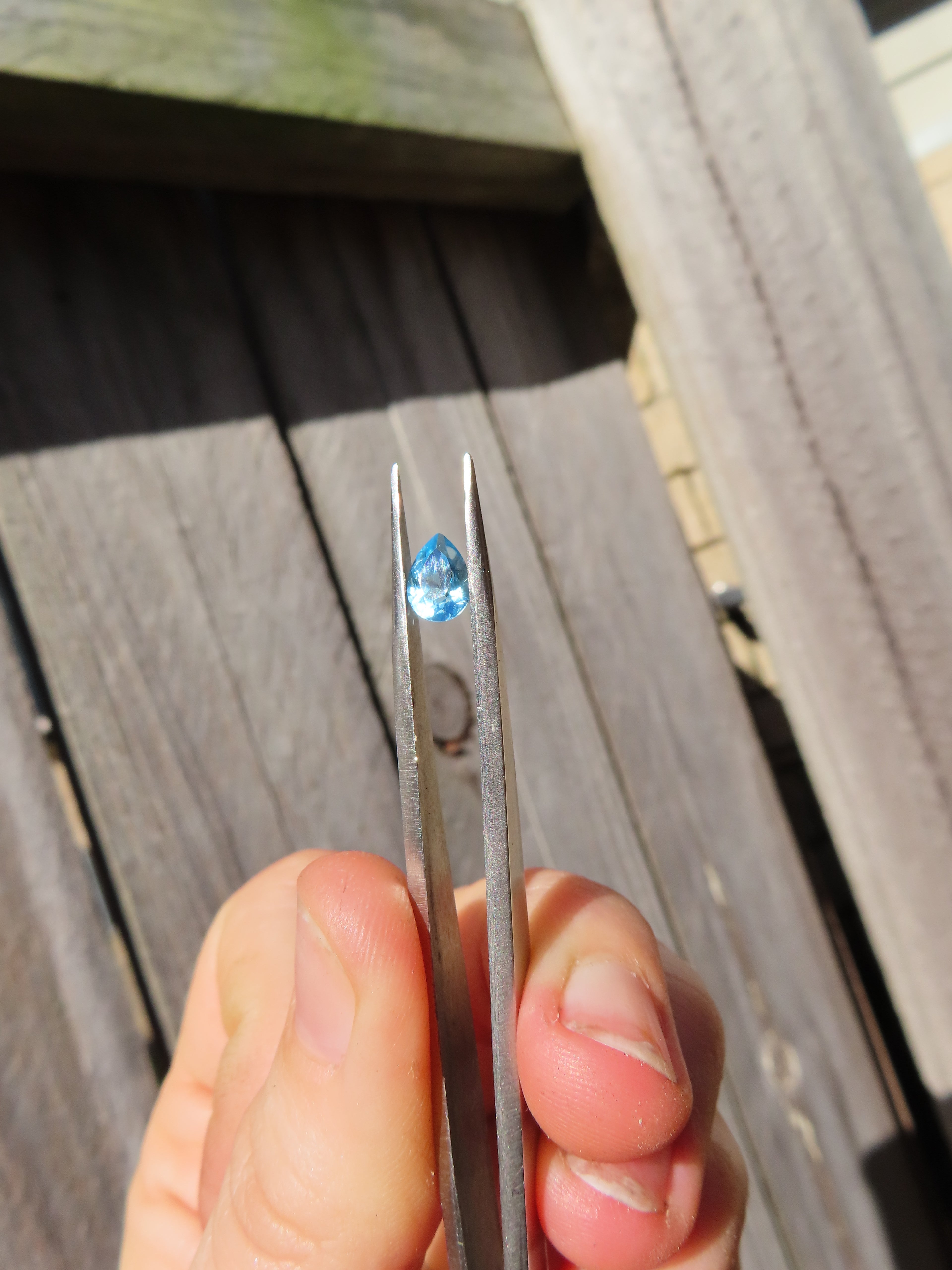 Pear Blue Topaz