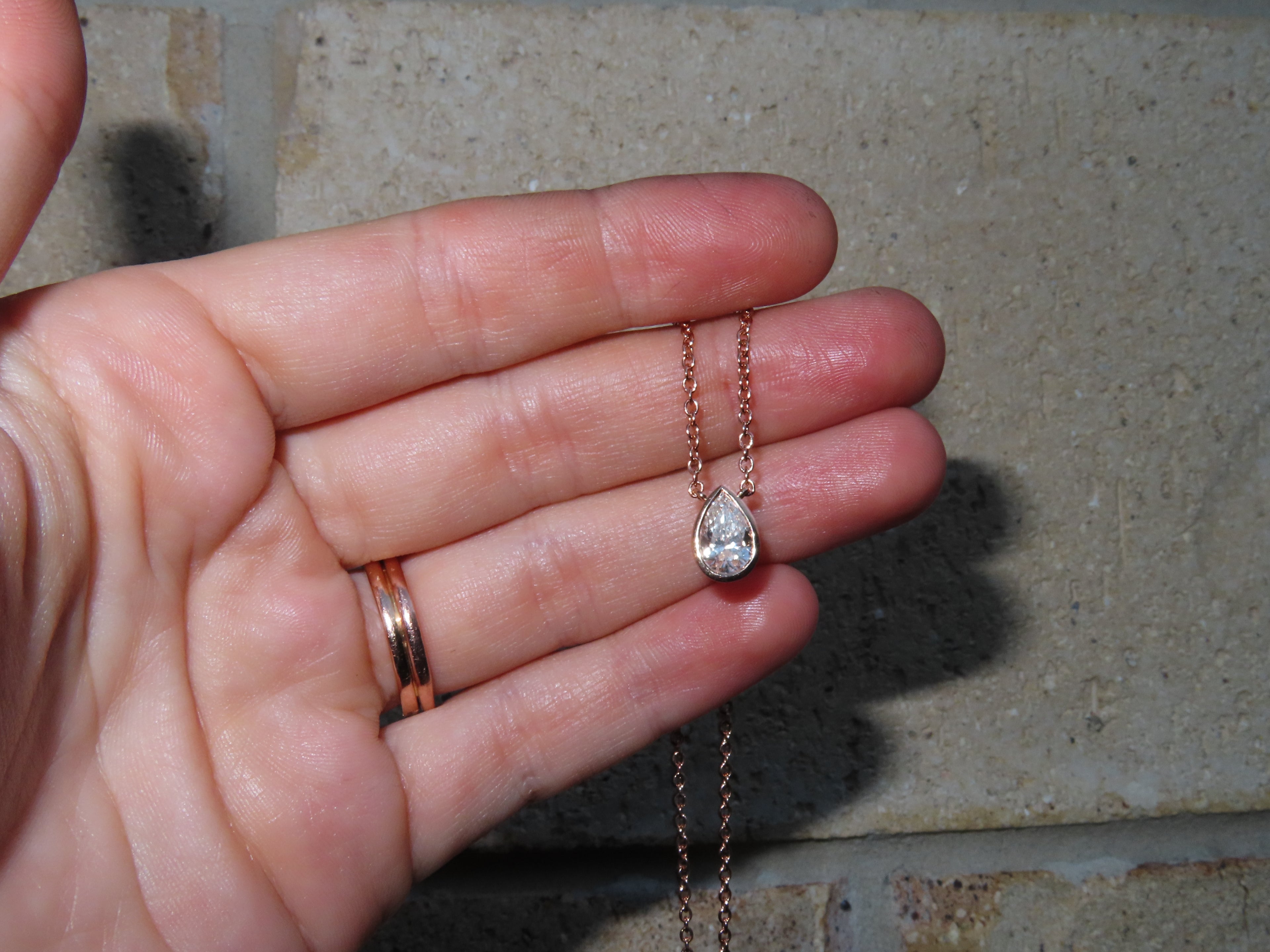 Pear SHaped Custom Pendant Design Brisbane