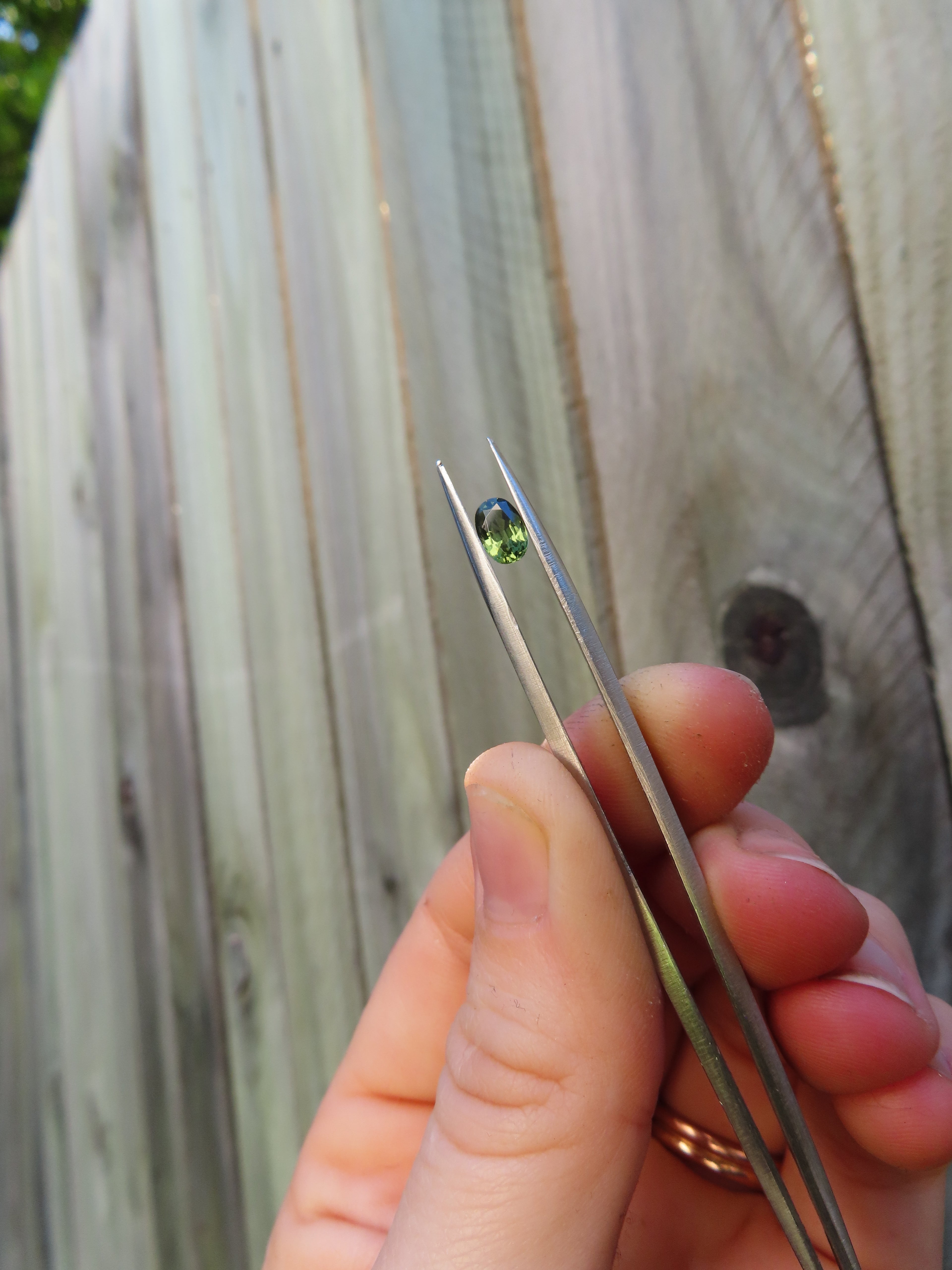 Australian Sapphire Green Oval for Custom Rings