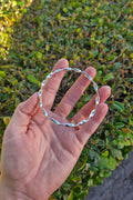Polished Silver Twisted Bangle Brisbane