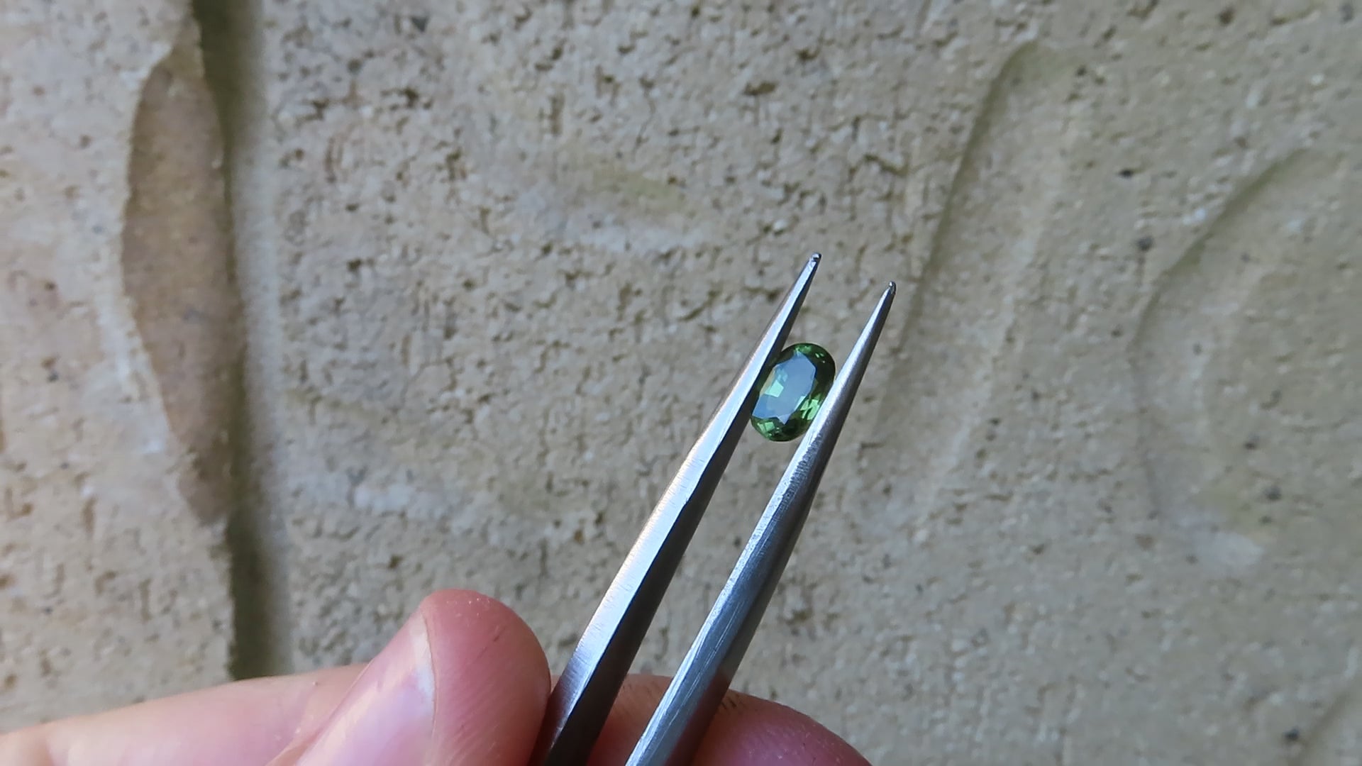 Oval Green Sapphire